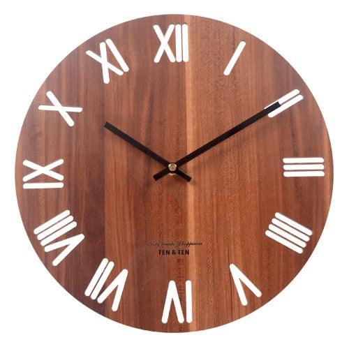 12" Wooden Wall Clock