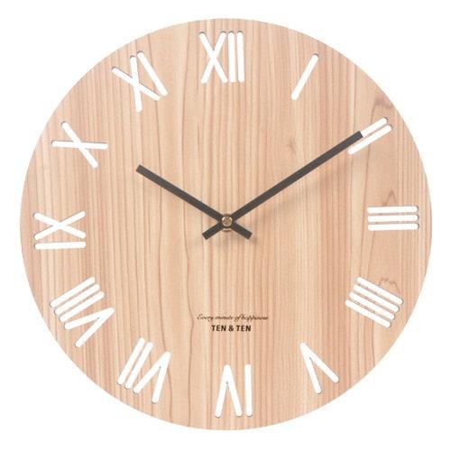 12" Wooden Wall Clock