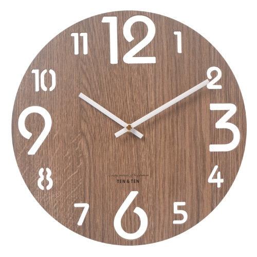 12" Wooden Wall Clock