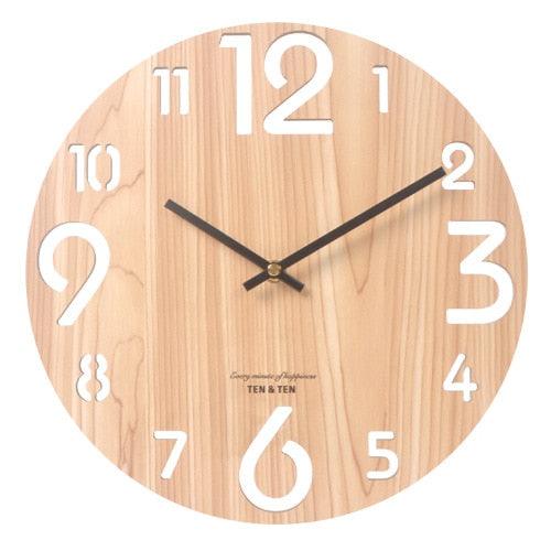 12" Wooden Wall Clock
