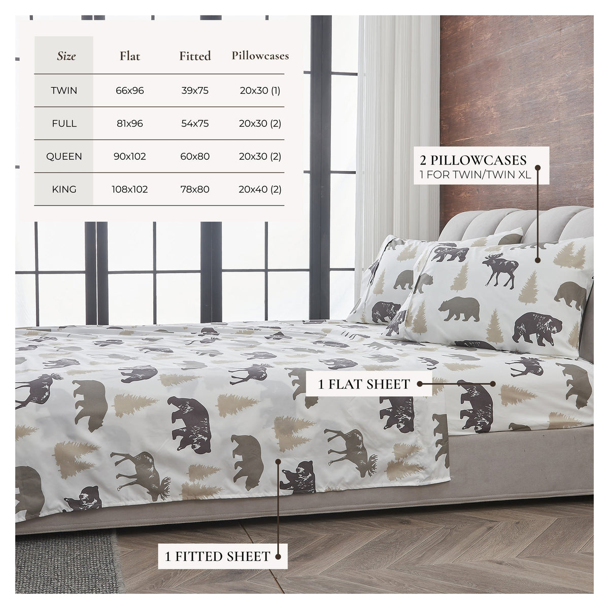 Lodge Printed Sheet Set